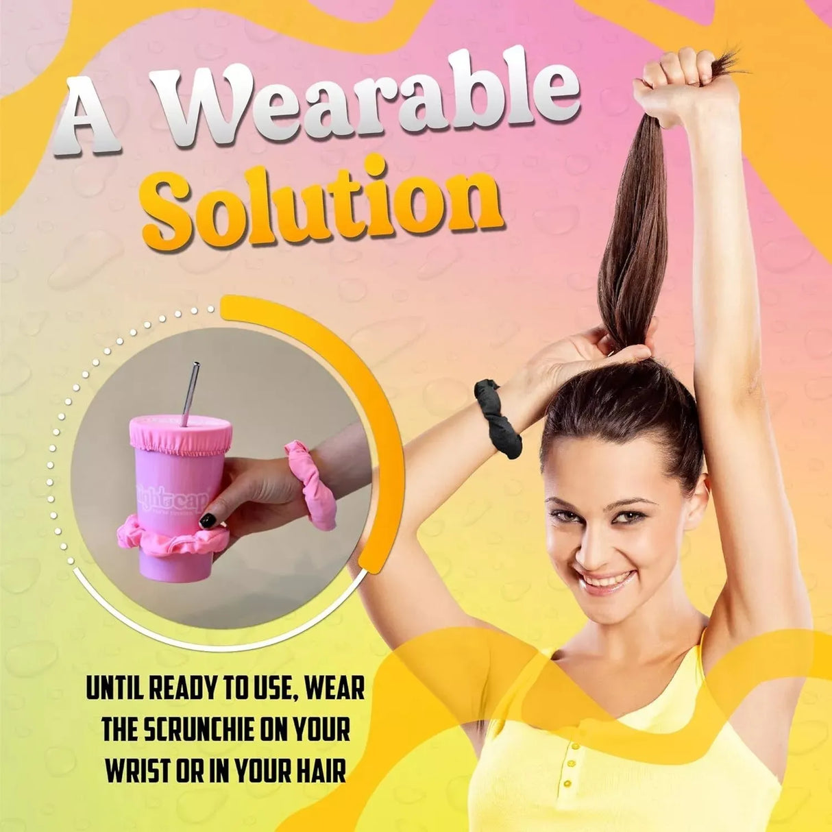 NightCap Scrunchie Pink