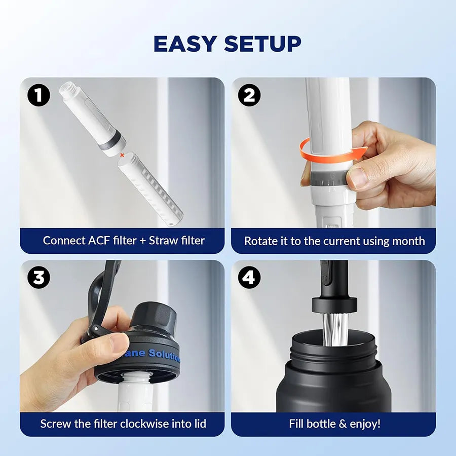 SURVIVAL Water Filter Bottle - SURVIVAL