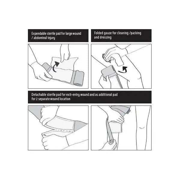 T3 Tactical Trauma Treatment Bandage - SURVIVAL