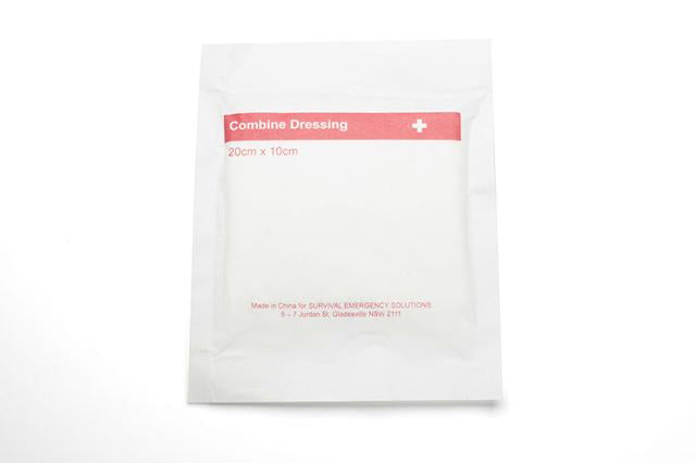 Combine dressing, sterile, 10cm x 20cm