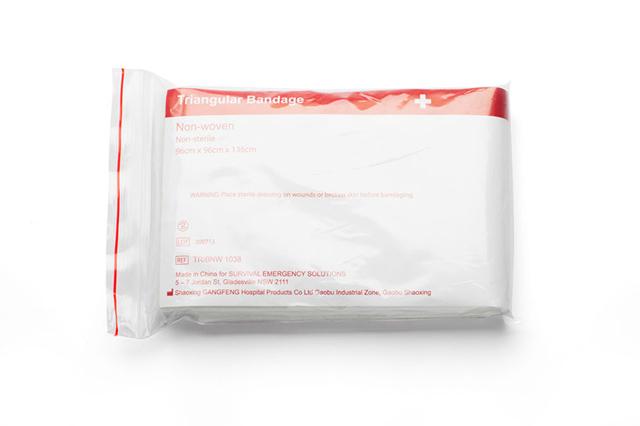 Triangular bandage, 96cm x 96cm x 136cm