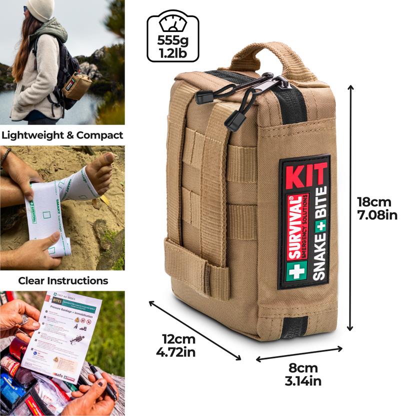SURVIVAL Snake Bite First Aid KIT - For snakes & funnel-web spiders