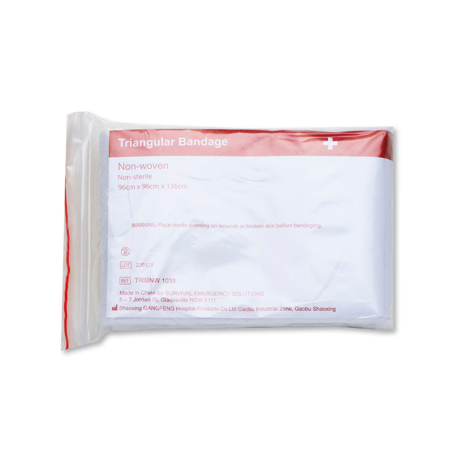 First Aid Restock Item - Triangular bandage, 96cm x 96cm x 136cm