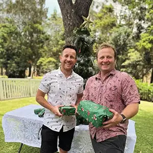 SURVIVAL Marketing Director, Jordan Green, with SURVIVAL Managing Director, Mike Tyrrell.