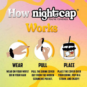 NightCap Scrunchie Pink