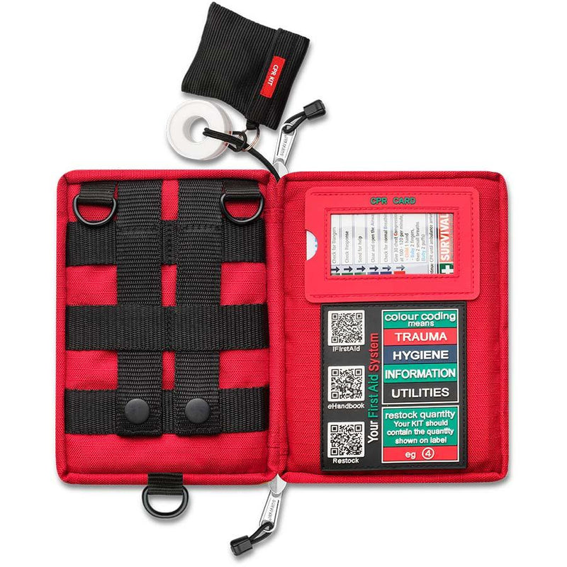 37-Piece Pocket Size First Aid Kit in Plastic Case - First Aid Kits