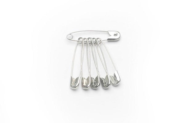 First Aid Restock Item - Safety pins, 4 large, 2 small