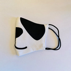 3ply Reusable, Washable Cloth Face Mask, Kids Panda
