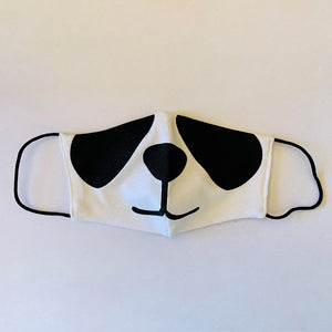 3ply Reusable, Washable Cloth Face Mask, Kids Panda