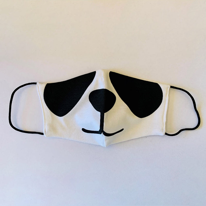 3ply Reusable, Washable Cloth Face Mask, Kids Panda